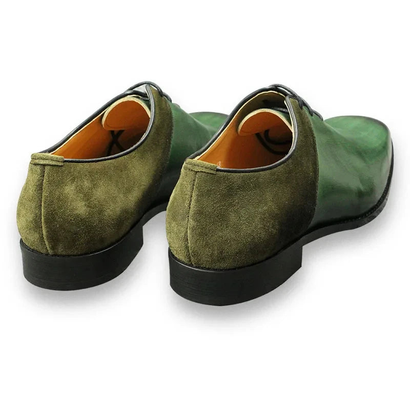 Green Classic Leather Formal Casual Wedding P