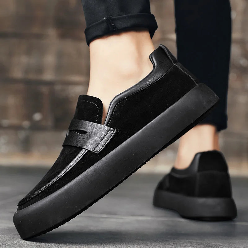 Casual Sneakers Business Loafers Non Slip Lea