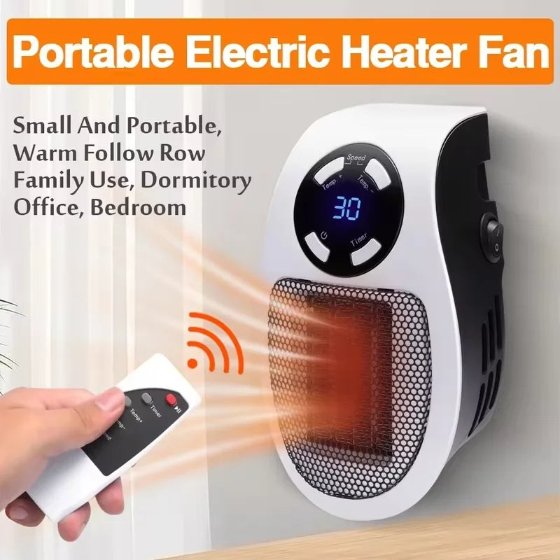 Heater Electric Heater Plug Wall Room Heater