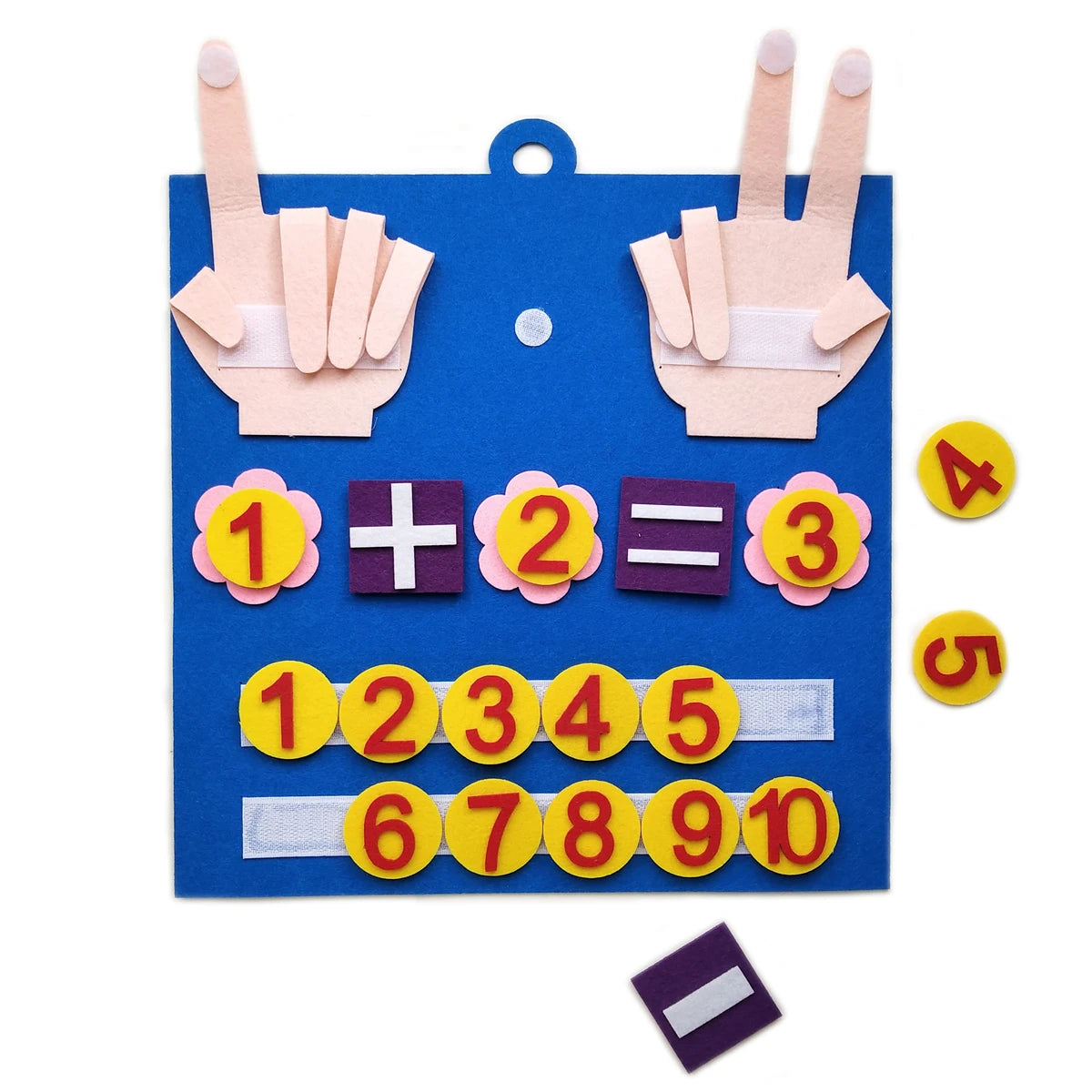 Felt Finger Numbers Learning Set