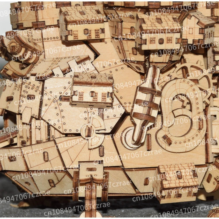Wooden assembly model animation Play & Learn Ge