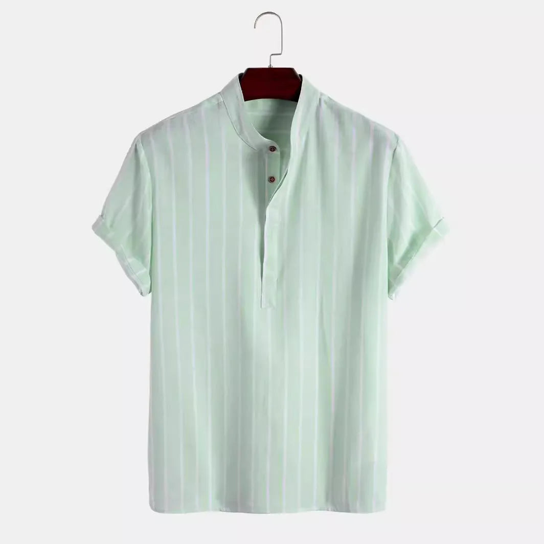 Linen Striped Shirt Shirt
