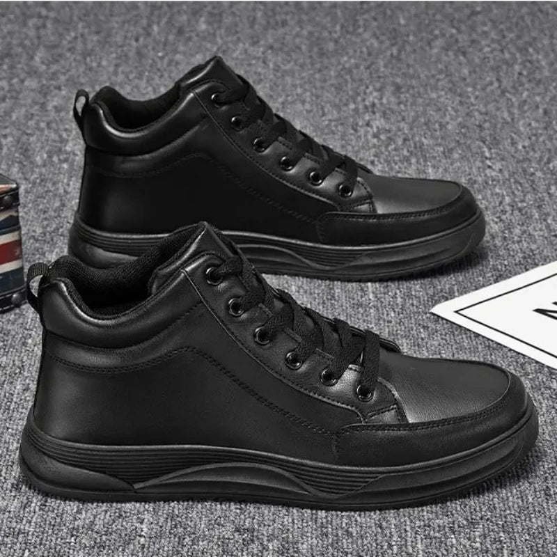 Hot Pu Leather Sneakers Fashion Hip Hop Casua
