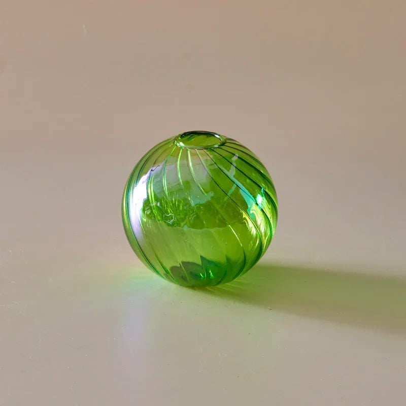 Iridescent Ball Vases ation