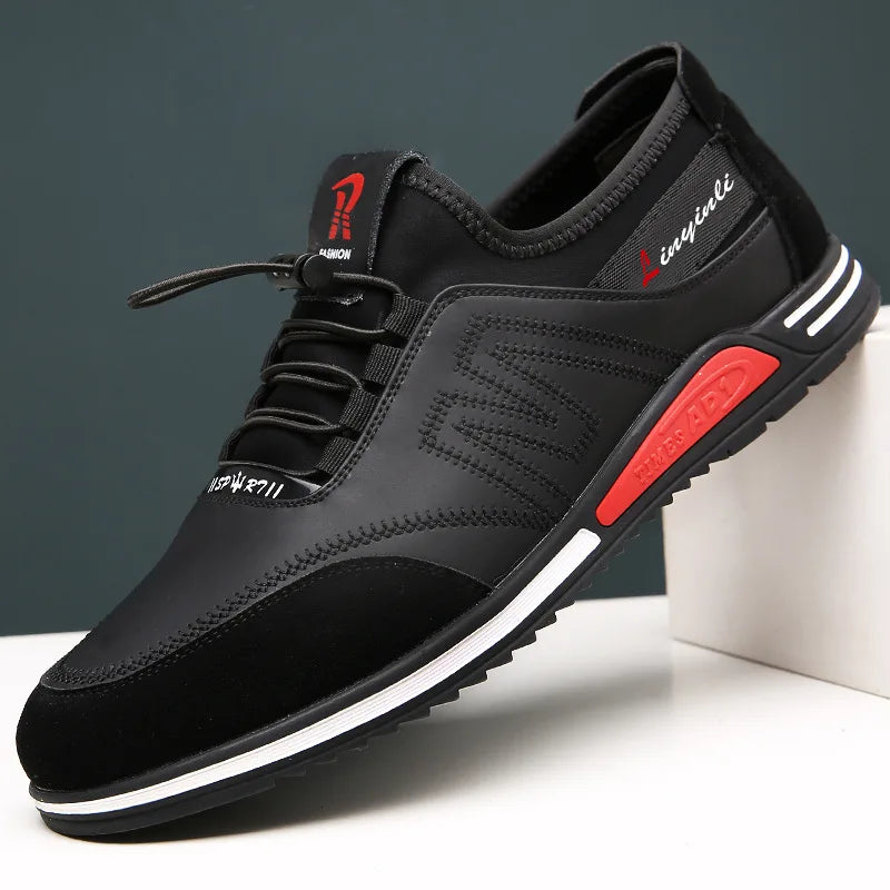 Fashion Genuine Leather Loafers Breathable Au