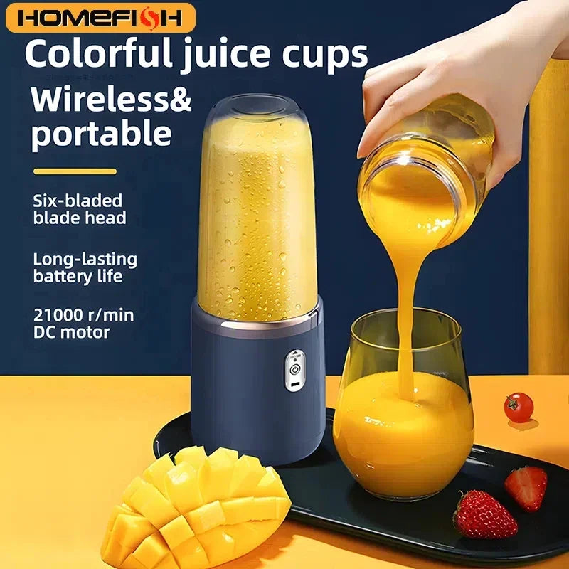 Blender Bottle Electric 6 Blades Multifunctio