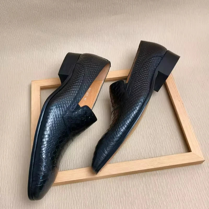 Classic Loafers Genuine Cowhide Leather Casua