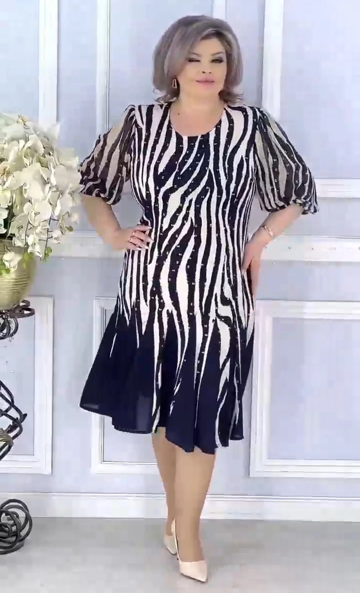 es Simple Style Dress