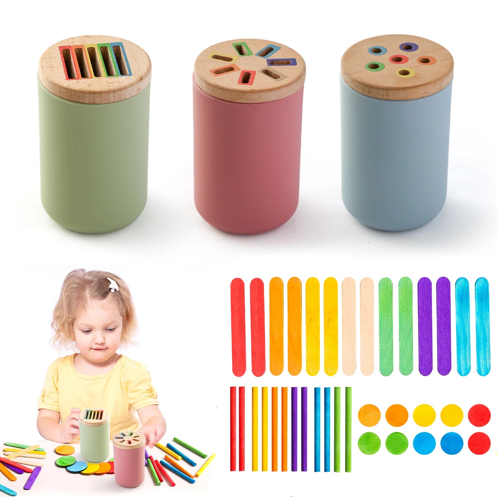 Silicone Color Sorting Sensory Essential