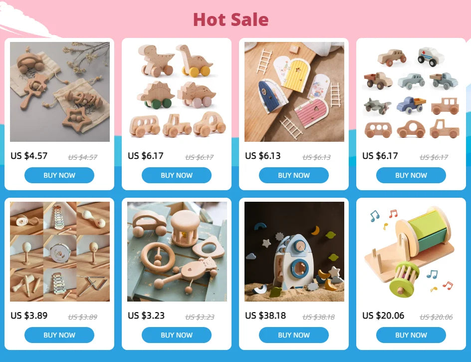 Wooden Pretend Play Play Set