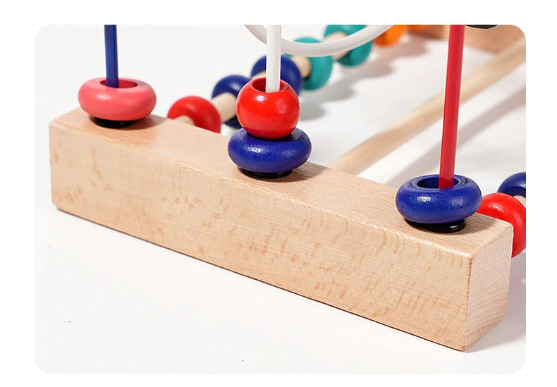 Wooden Bead Maze Learning Set