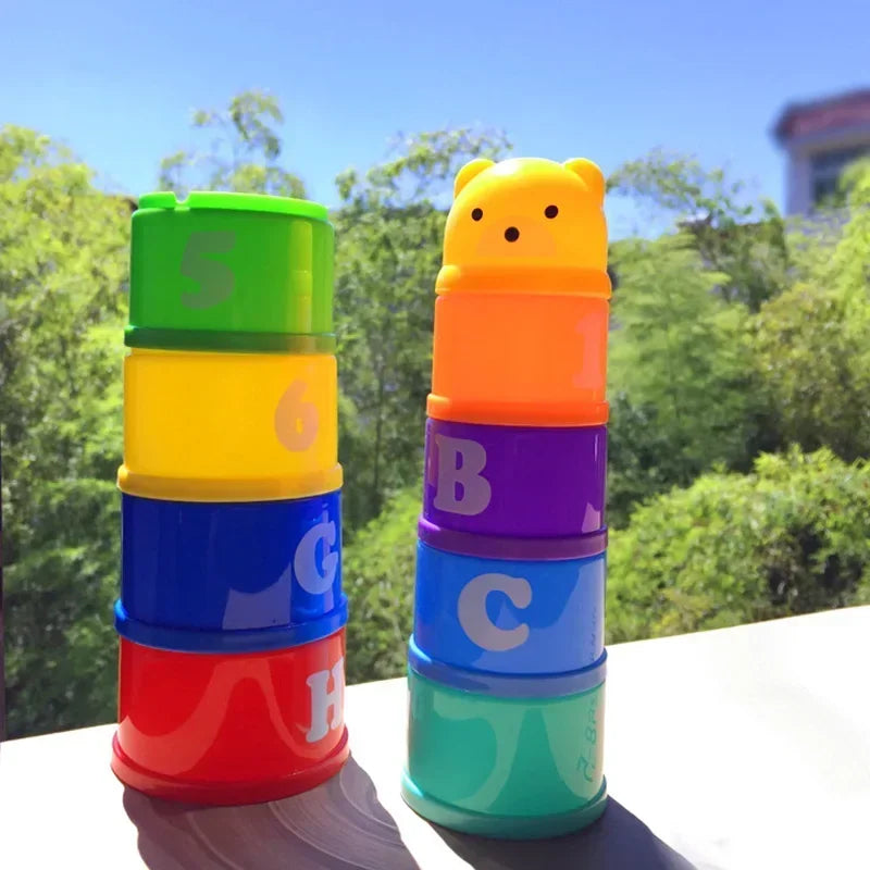 9PCS s Stackable Numbers Play & Learn Gear
