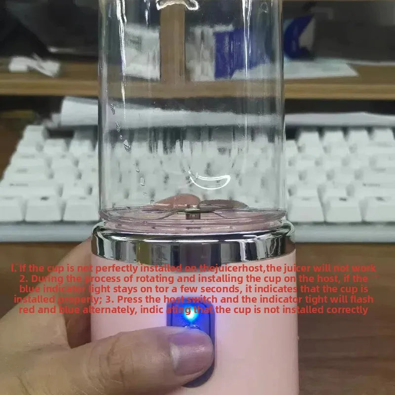 Blender Bottle Electric 6 Blades Multifunctio