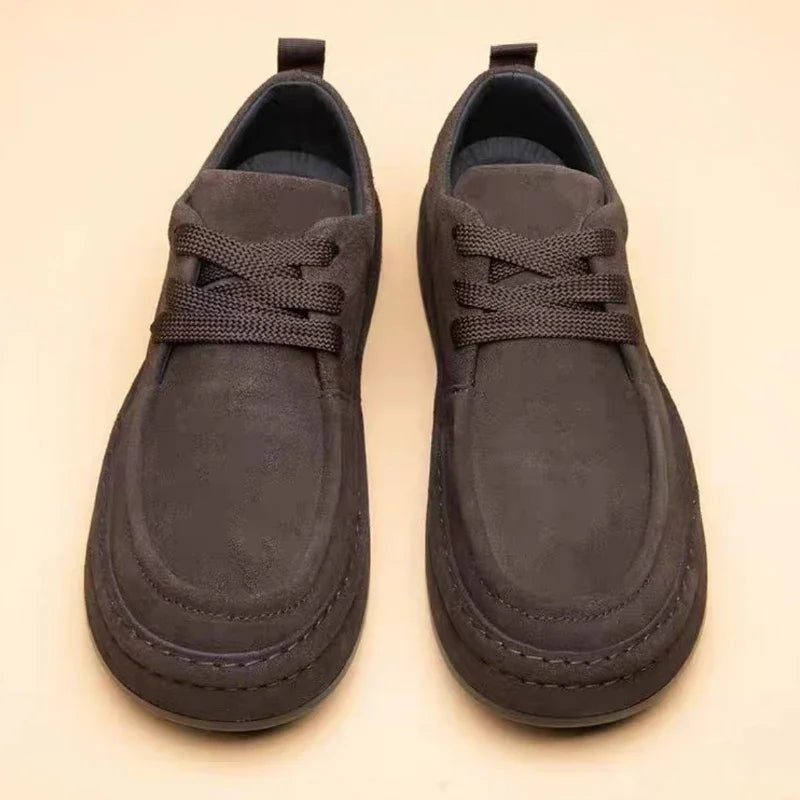 Are Fashionable Brown Casual Made Durable Sue