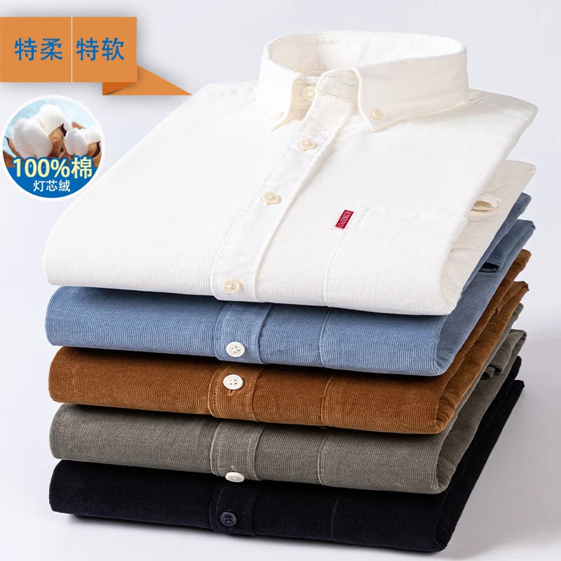 longsleeved corduroy Shirt