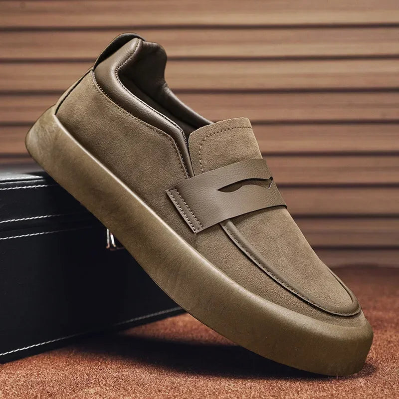 Casual Sneakers Business Loafers Non Slip Lea