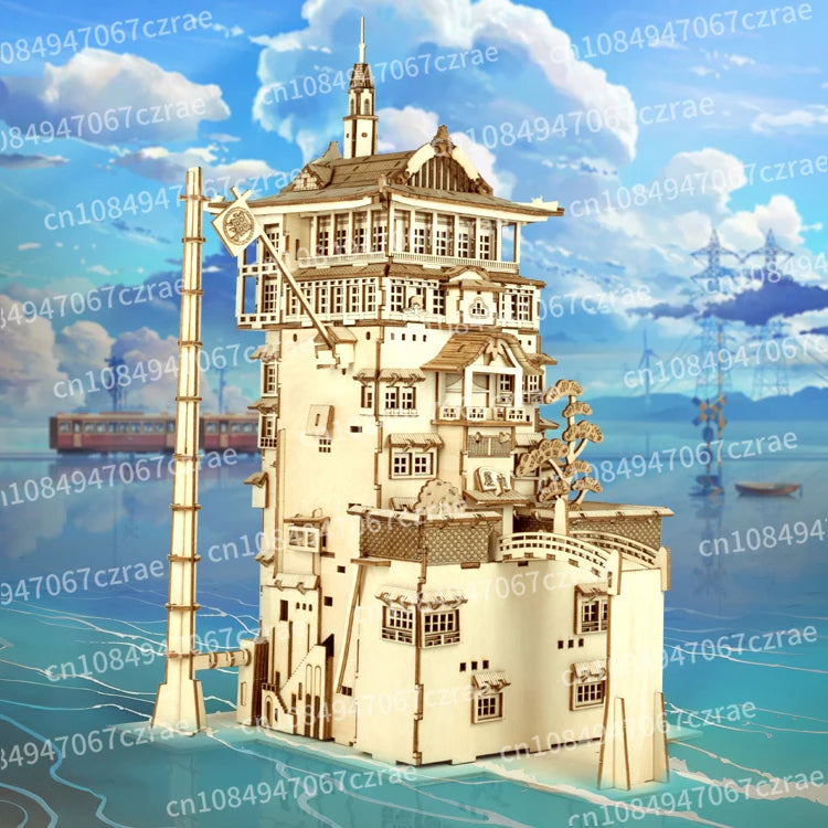 Wooden assembly model animation Play & Learn Ge