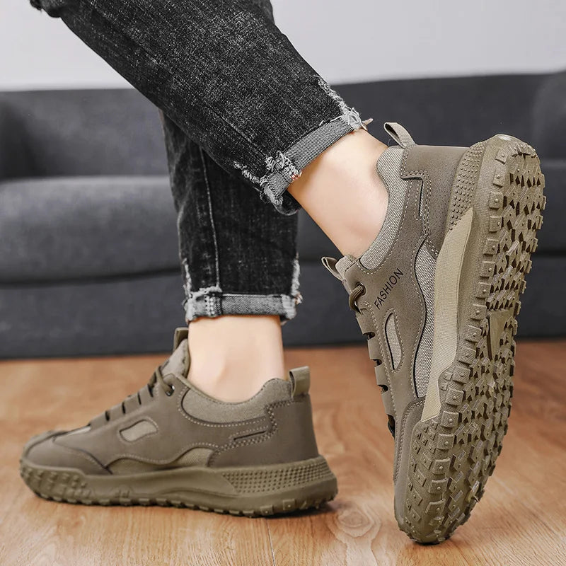 Sneakers High Quality Thick Soled Work Strap