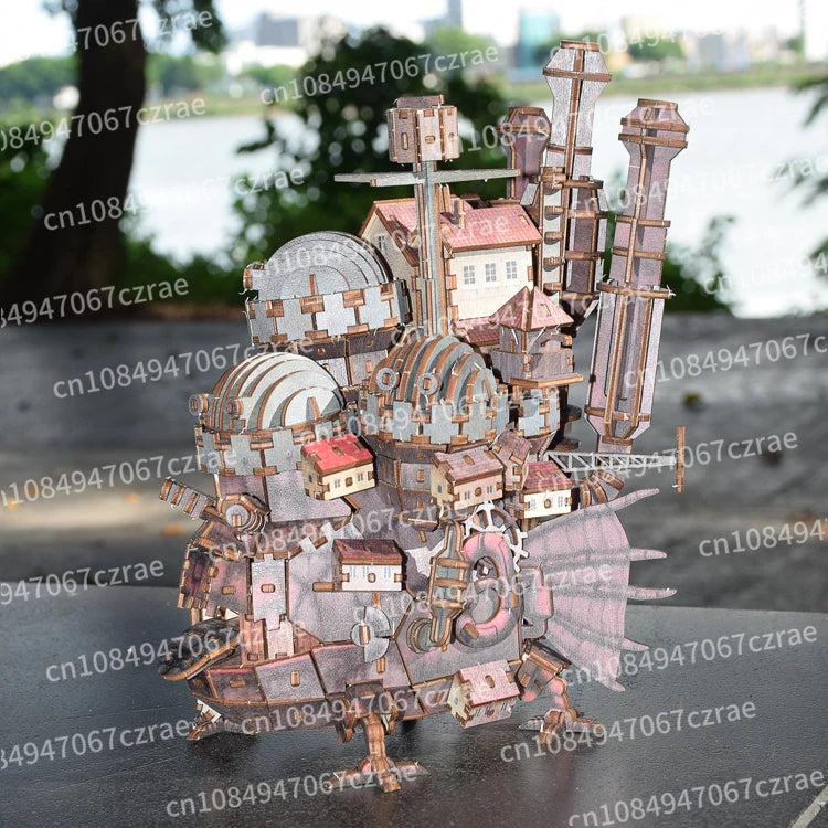Wooden assembly model animation Play & Learn Ge