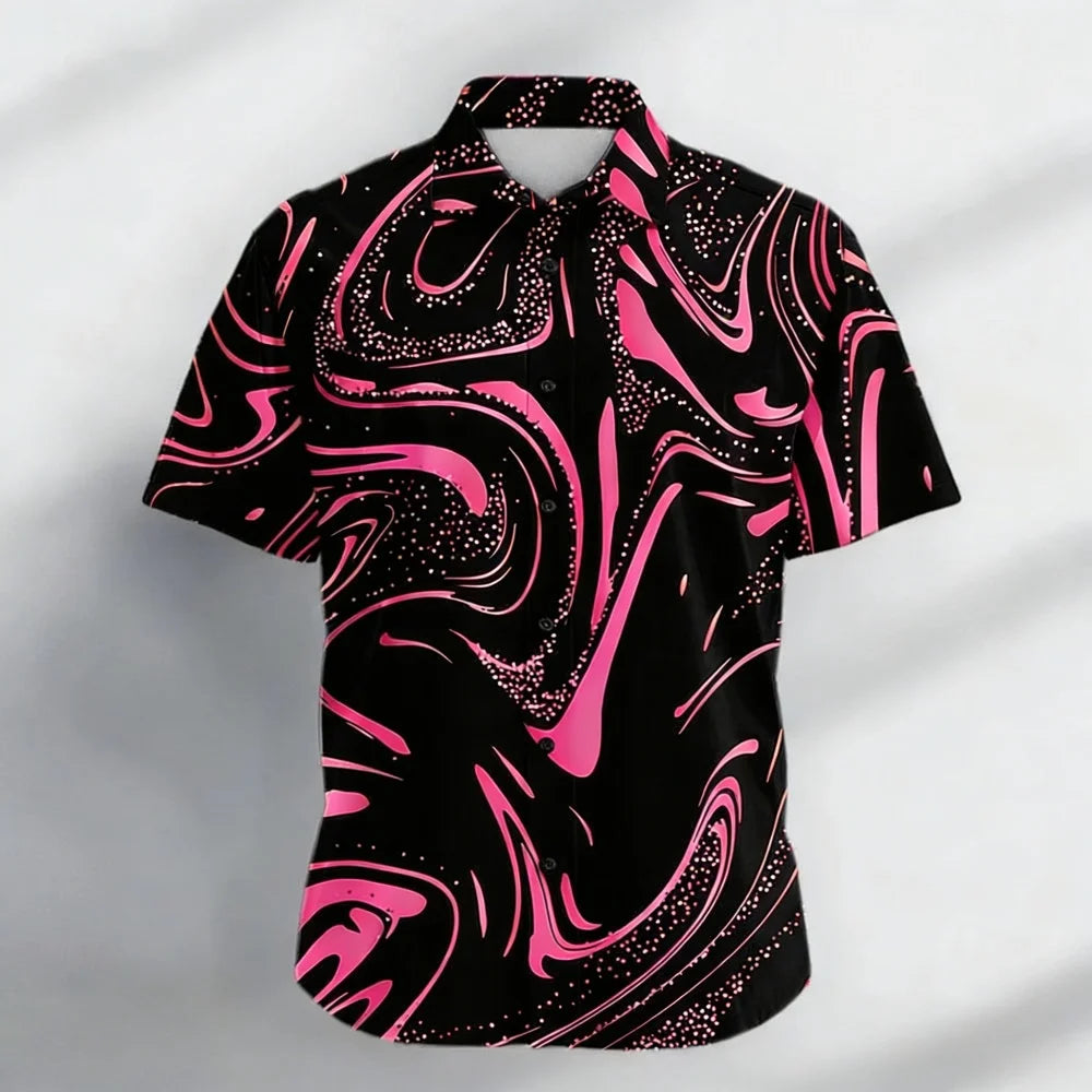Mens Printed Shirt Shirt