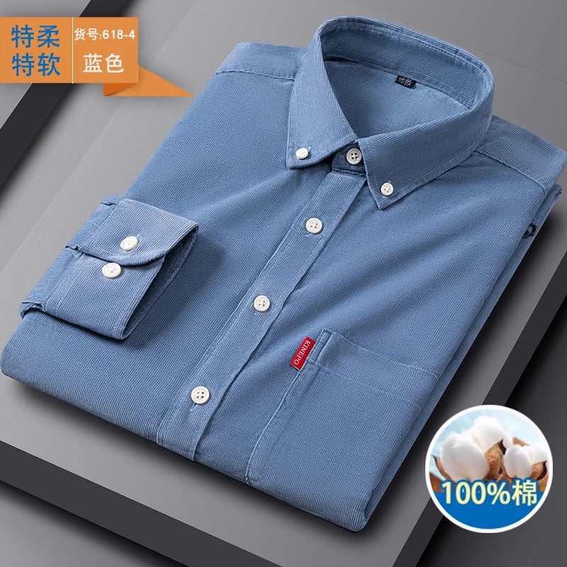 longsleeved corduroy Shirt
