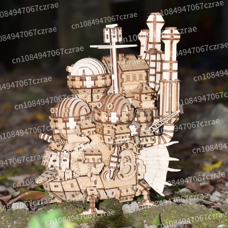 Wooden assembly model animation Play & Learn Ge
