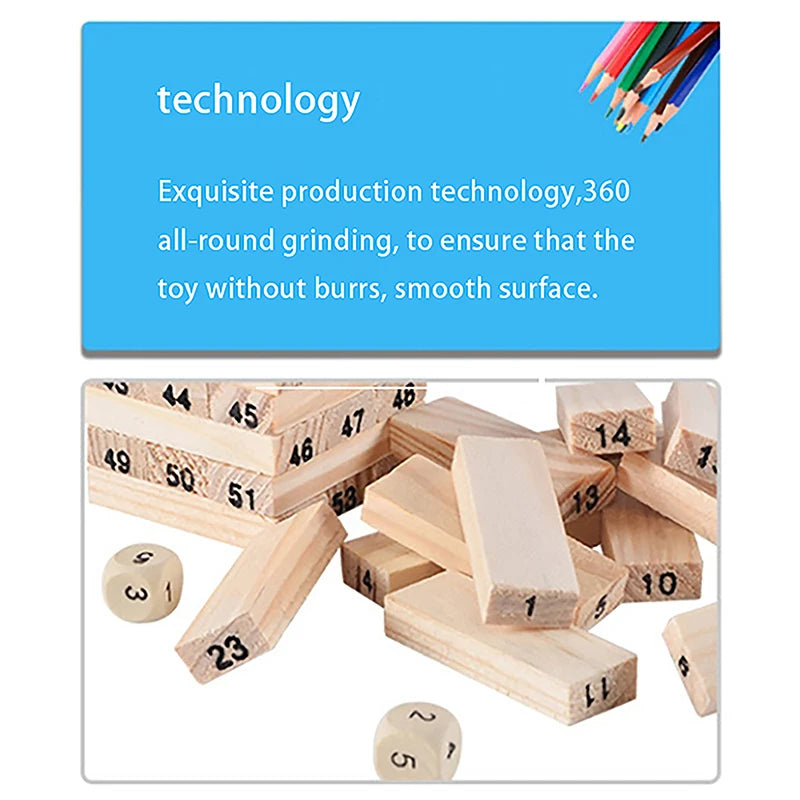 Solid Wood Stacked High Play & Learn Gear