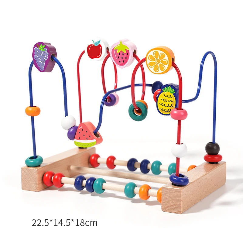 Wooden Bead Maze Learning Set