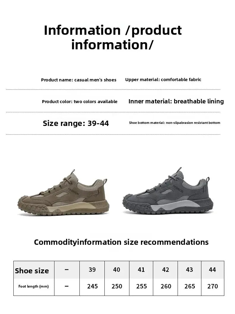 Sneakers High Quality Thick Soled Work Strap