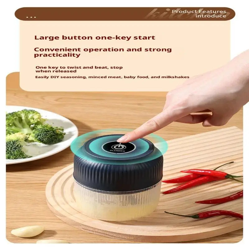 Portable Electric Garlic Masher Home Essentials