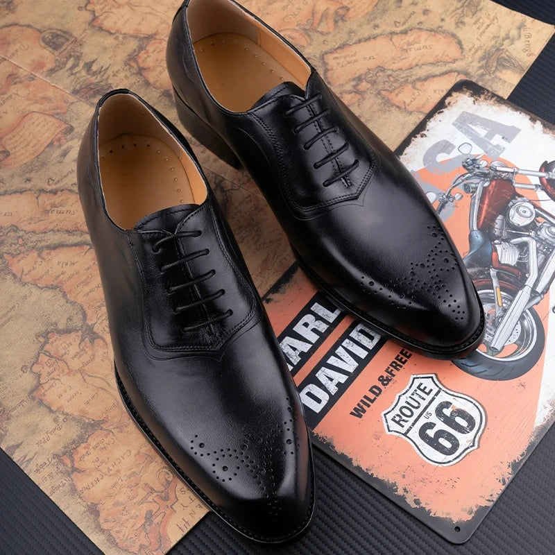 Classic Dress Oxfords Designer Style Burnishi