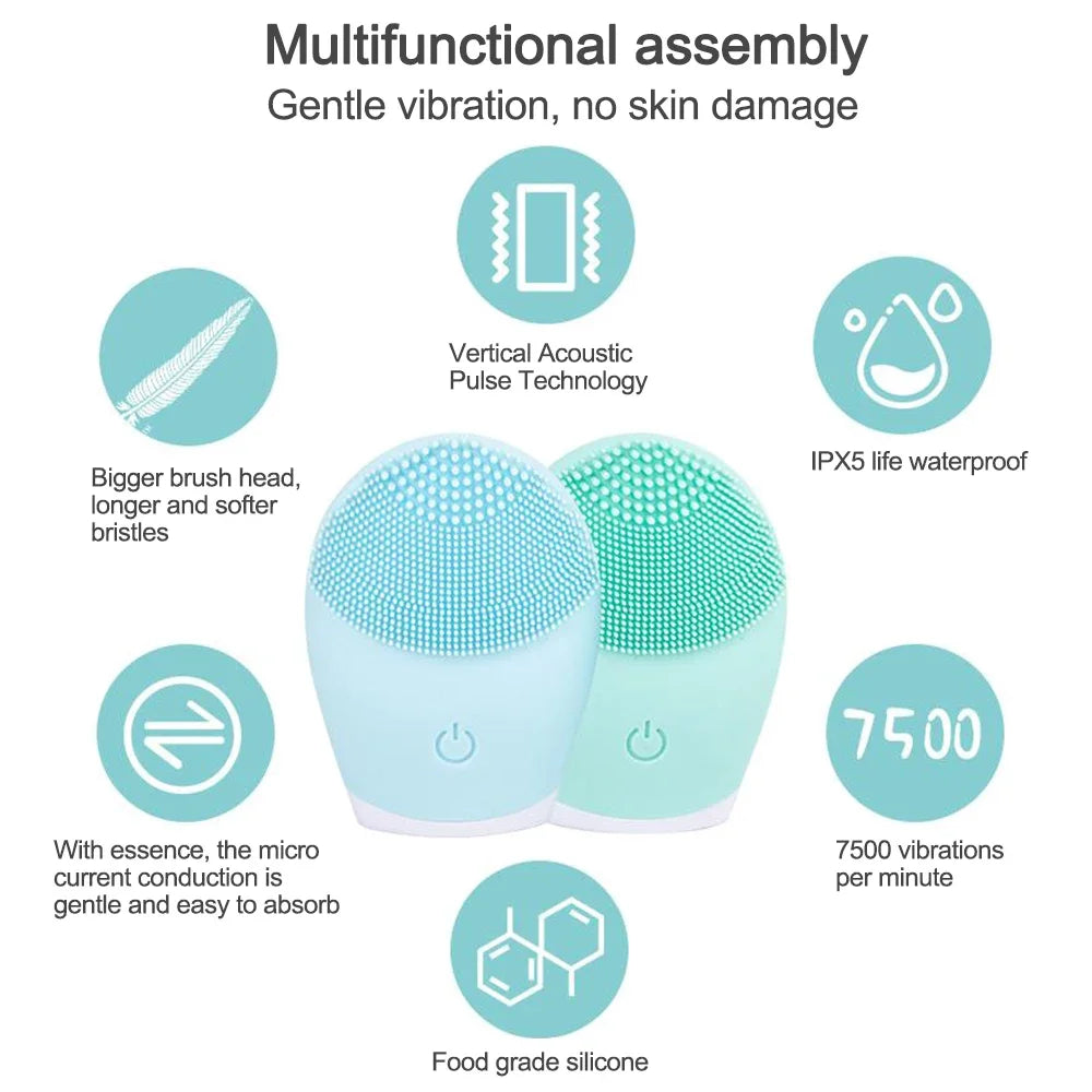 Electric Facial Cleansing Brush Automotive Pro