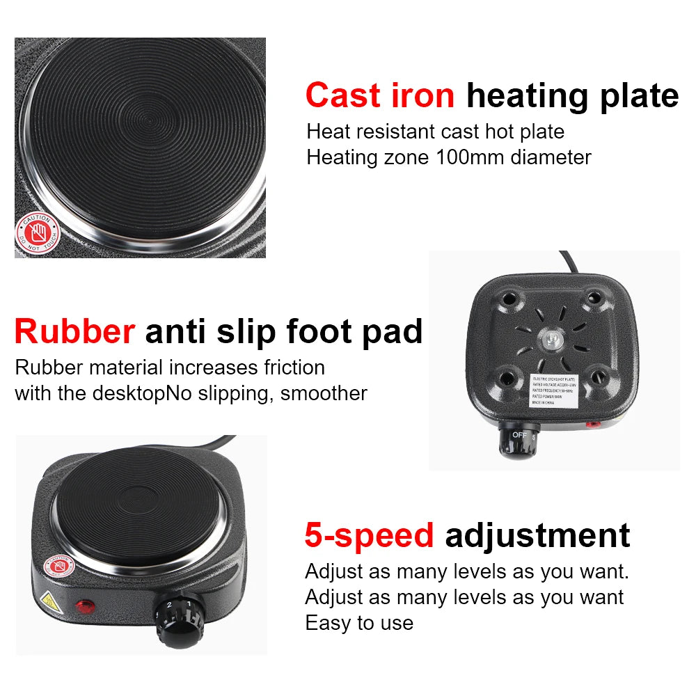 Kitchen Tools Hot Cooker Plate Mini Electric