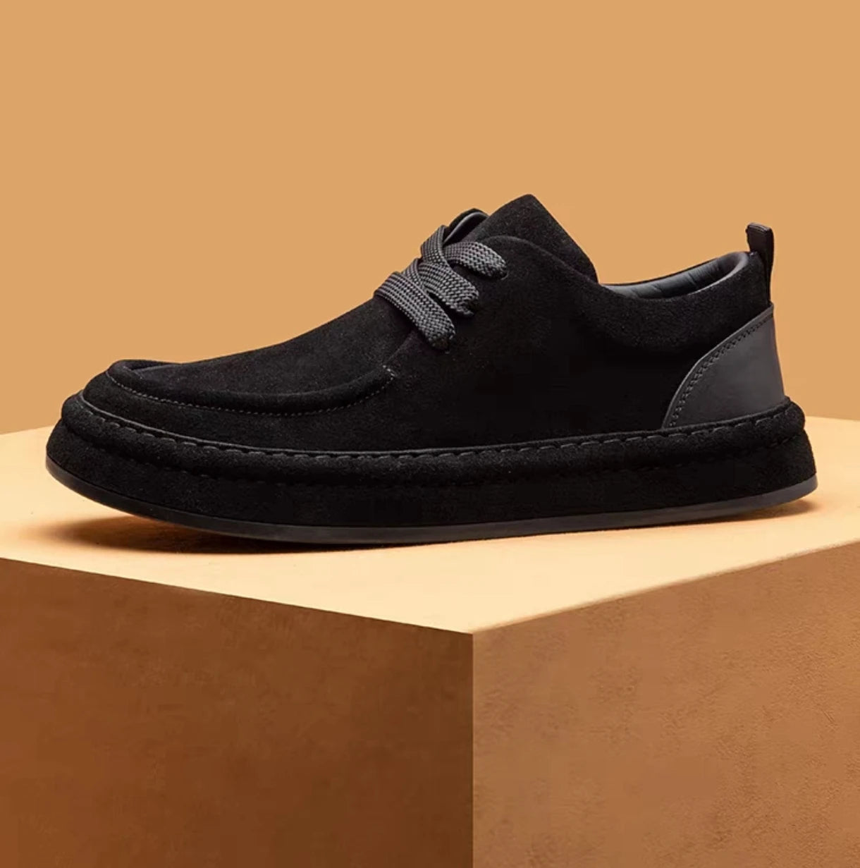Are Fashionable Brown Casual Made Durable Sue