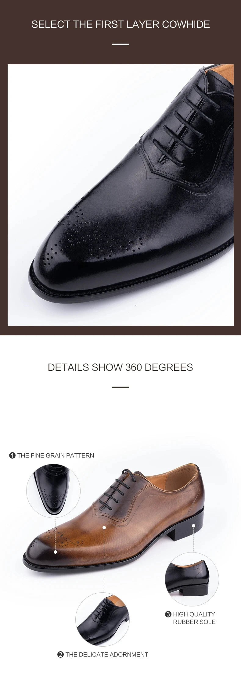 Classic Dress Oxfords Designer Style Burnishi