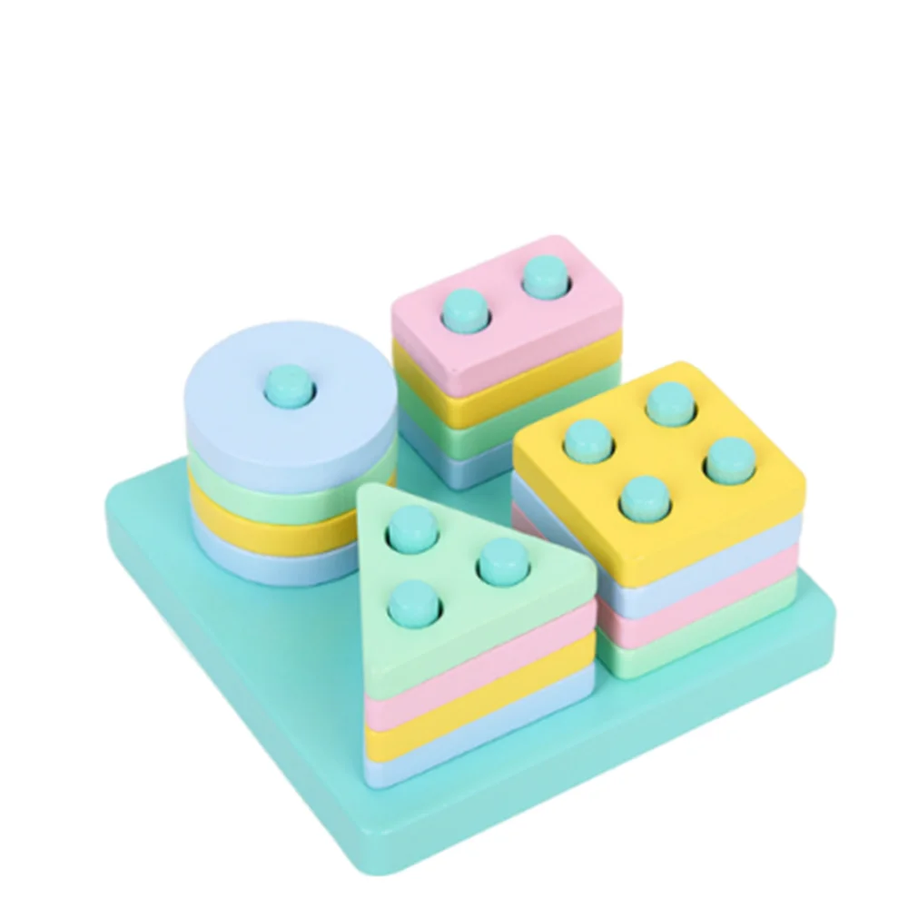 Colorful Wooden Recognition Color Play & Learn