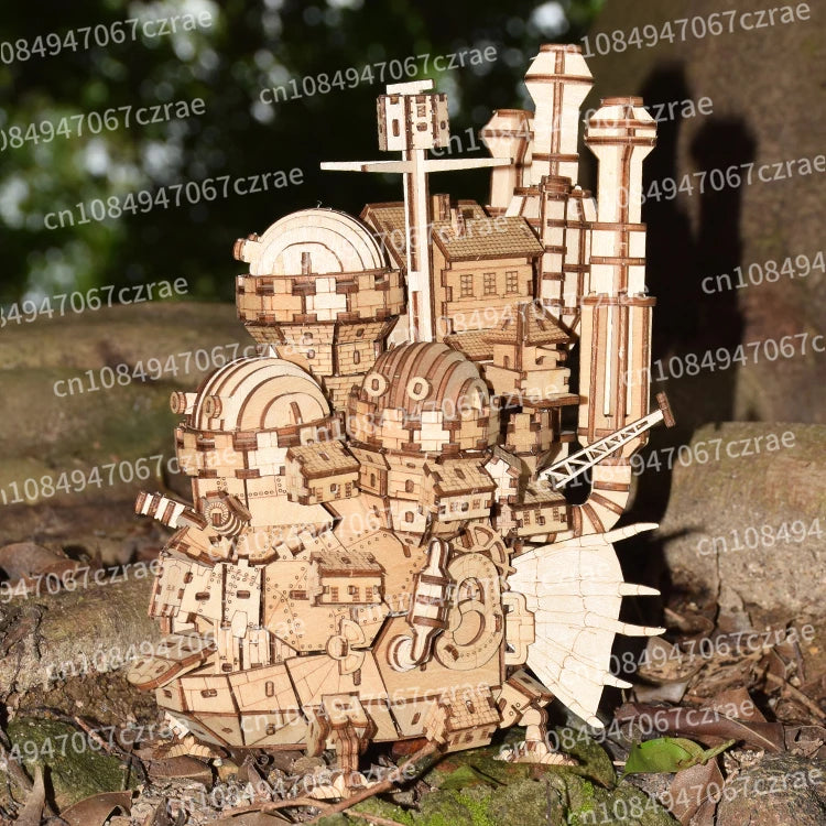 Wooden assembly model animation Play & Learn Ge